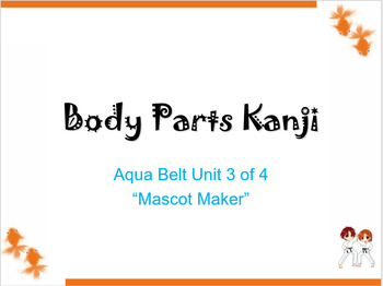 Preview of Aqua Belt Unit 3 of 4 [Mascot Maker] KANJI BODY PARTS