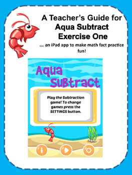 Preview of Aqua Subtract - learn math the fun way