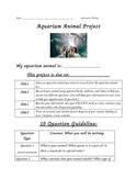 Aquarium Animal Research Project (Student)