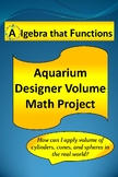 Math Project Aquarium Designer Volume of Cylinders,Cones S