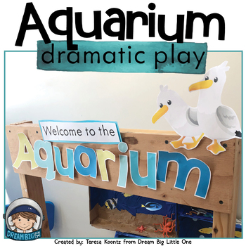 Preview of Aquarium Dramatic Play or Ocean Pretend Play Printables