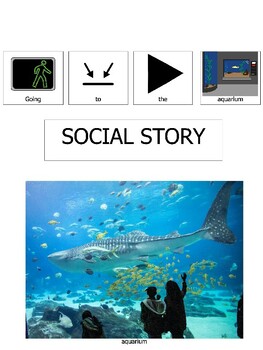 Preview of Aquarium Social Story