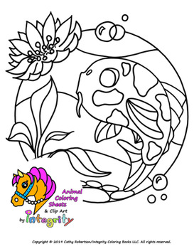 sea water clipart black and white flower