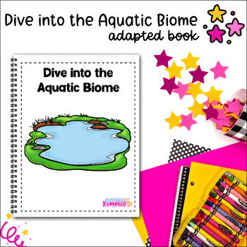 Preview of Biome Special Education Aquatic Ecosystem Adapted Book Adaptive Activity