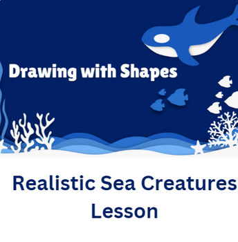 Preview of Aquatic Creatures Drawing Lesson