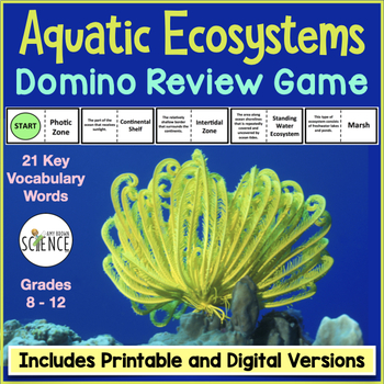 Preview of Aquatic Biome Ecosystems Domino Activity