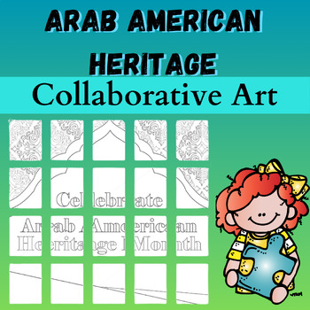 Preview of Arab American Heritage Month Activities Bulletin Board Collaborative Poster