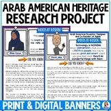 Arab American Heritage Month Project -  AAHM Biography Res