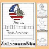 Arab American Heritage Month Writing Activities Letter A W