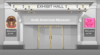 Preview of Arab American Virtual Museum Google Slides
