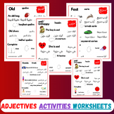 Arabic Adjectives Activity Book /Learn Arabic