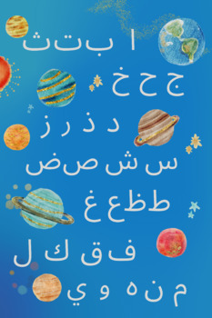 Preview of Arabic Alphabet Poster