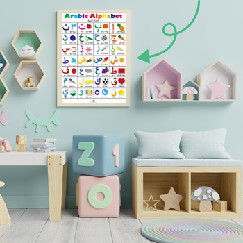 A4 Arabic Alphabet Poster by ilmCards