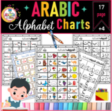 Arabic Alphabet letter Charts |Sound Wall | Letter Tracing