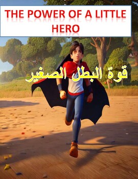 Preview of Arabic / English Dual Language Book: The story of the strength of a little hero