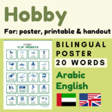 Hobbies Arabic English vocabulary