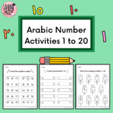 Arabic Number 1-20 Activities