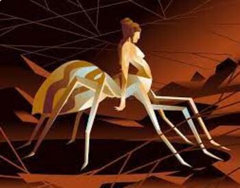 Preview of Arachne: Greek myth full story plus Quiz  Digital and Print