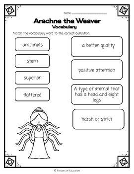 Arachne the Weaver A Greek Myth by Julia Alwine TPT