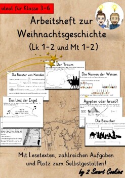 Preview of Arbeitsheft Weihnachtsgeschichte Bibel Deutsch German Bibel Weihnachten Religion