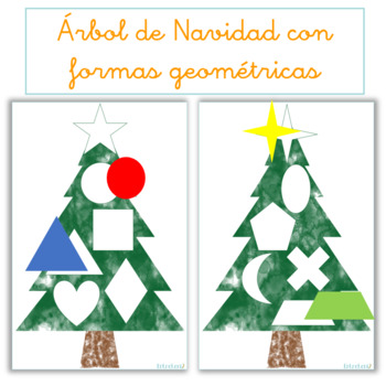 Preview of Árbol de Navidad con formas geométricas