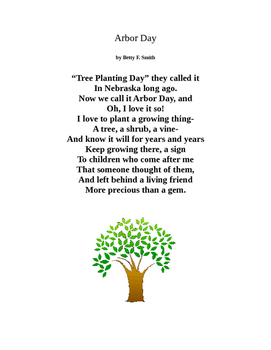 Arbor Day by Marnie Marrone | Teachers Pay Teachers