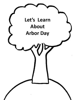 Arbor Day Book by Puppet Korner N More Teachers Pay Teachers