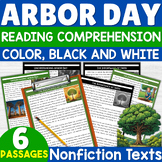 Arbor Day Reading Comprehension Passages & questions Bundl