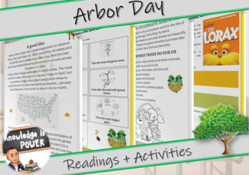 Preview of Arbor Day | Readings + Activities
