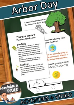 Preview of Arbor Day Readings + Activities + Crafts