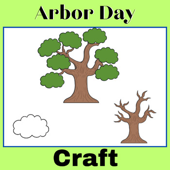 Preview of Arbor Day Tree Craft and Write Activity - Earth Day Activities