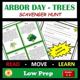 Arbor Day Trees Activity Scavenger Hunt with Easel Option