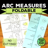 Arcs and Angle Measures Foldable