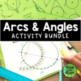 Arcs and Angle Measures Activity Bundle