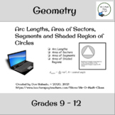 Arc lengths, Area of sectors, segments and shaded region i