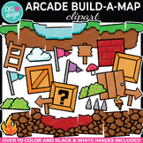 Arcade Build a Map Clipart | Create Your Own Video Game Clip Art