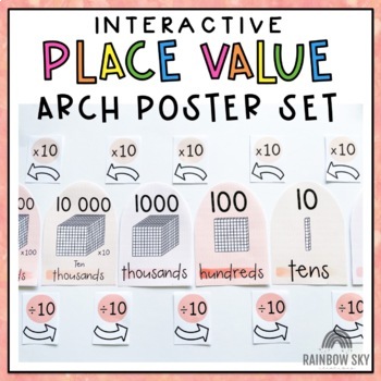 Preview of Arch Place Value Posters | Interactive Place Value Chart
