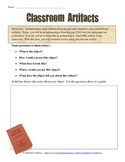 Archaeologist Classroom Artifact Worksheet