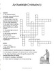 Archaeology Activity : Archaeology Crossword Puzzles by Puzzles to Print