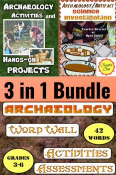 Preview of Archaeology:  Hands-On and Integrated Learning BUNDLE