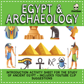 Preview of Archaeology and Ancient Egypt - introduction activity sheet