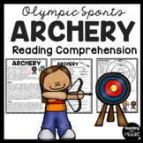 Archery Reading Comprehension Informational Worksheet Olym