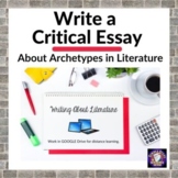 Archetypes in Literature Critical Essay Spring Writing Activity