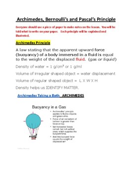 archimedes principle hot air balloon