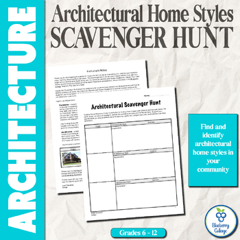 Preview of Architectural Scavenger Hunt - Architecture Activity