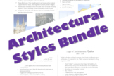 Architectural Styles Handouts Bundle