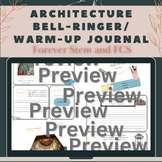 Architecture Bell Ringer Journal Entire School Year-CTE