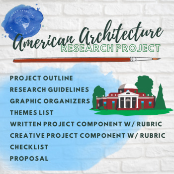 Preview of Architecture Research Project Packet--Complete Package for Middle & High School