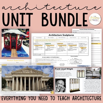 Preview of Architecture Unit Plan Bundle