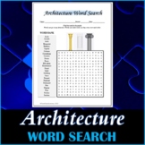 Architecture Word Search Puzzle